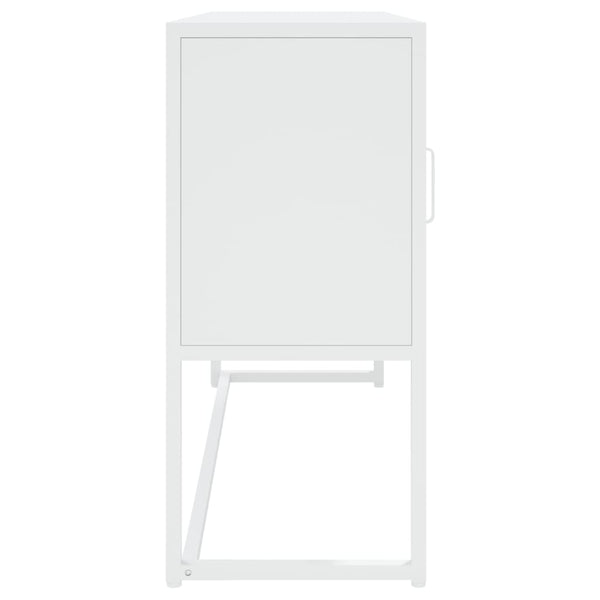 Weißes Stahl Sideboard 105 cm