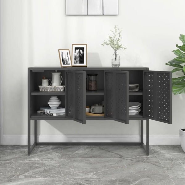 Anthrazit Sideboard Stahl 105 cm