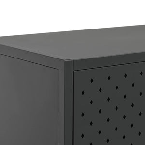 Anthrazit Sideboard Stahl 105 cm