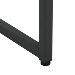 Schwarzes Stahl Sideboard 75 cm