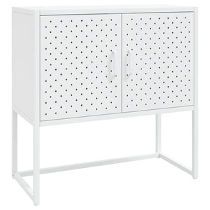 Weißes Stahl Sideboard 75 cm