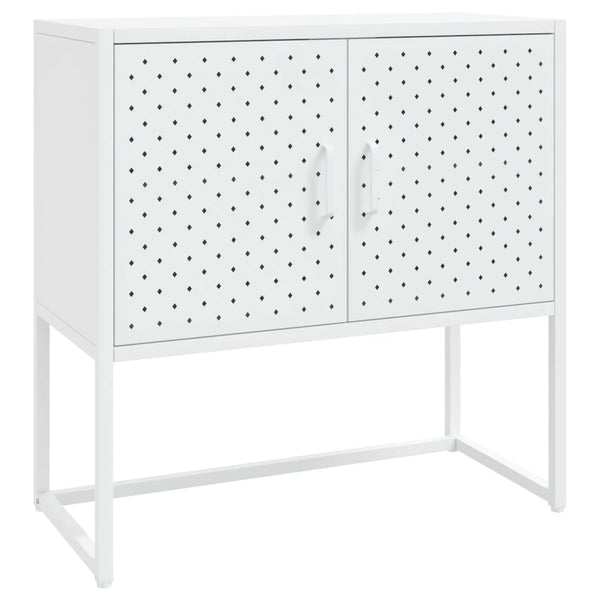Weißes Stahl Sideboard 75 cm