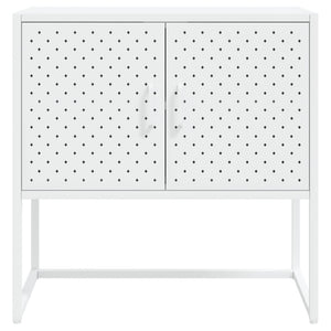 Weißes Stahl Sideboard 75 cm