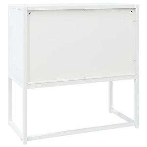 Weißes Stahl Sideboard 75 cm