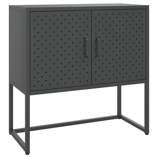 Anthrazit Sideboard 75x75 cm Stahl