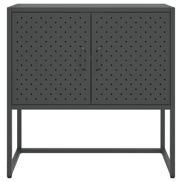Anthrazit Sideboard 75x75 cm Stahl