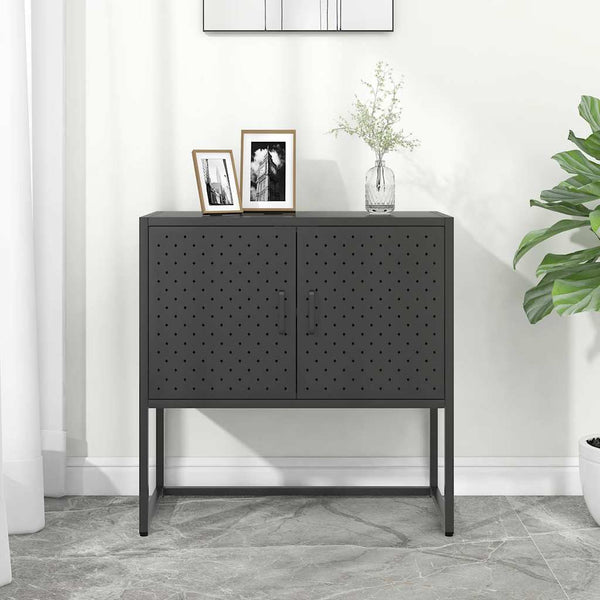 Anthrazit Sideboard 75x75 cm Stahl