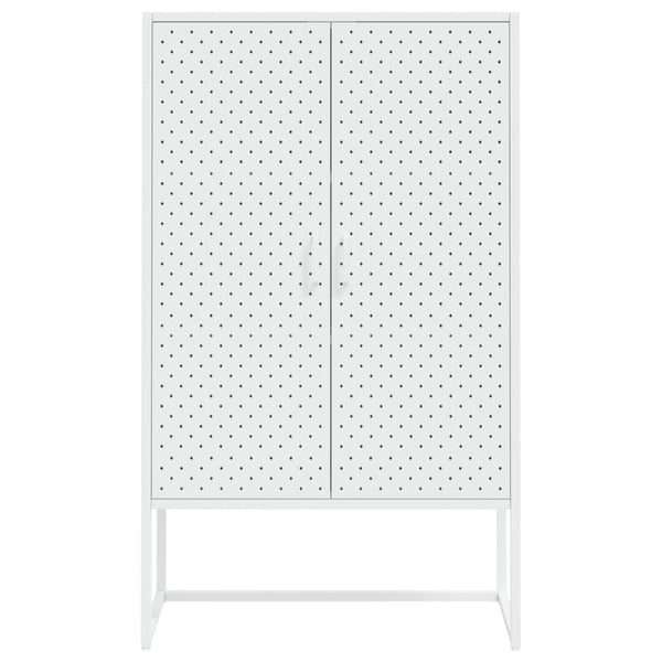 Weißes Highboard 80 cm Stahl