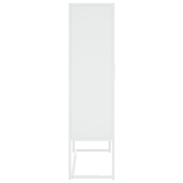 Weißes Highboard 80 cm Stahl