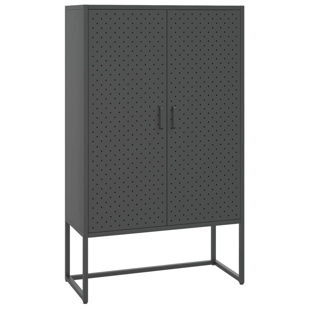 Anthrazit Highboard 80x35x135 cm