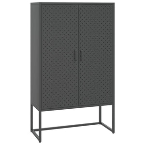 Anthrazit Highboard 80x35x135 cm