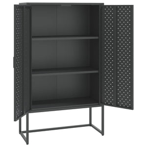 Anthrazit Highboard 80x35x135 cm