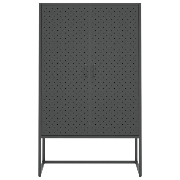 Anthrazit Highboard 80x35x135 cm