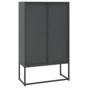 Anthrazit Highboard 80x35x135 cm