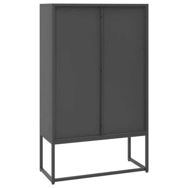 Anthrazit Highboard 80x35x135 cm