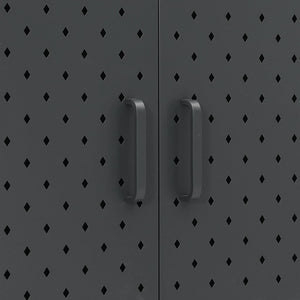 Anthrazit Highboard 80x35x135 cm