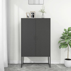 Anthrazit Highboard 80x35x135 cm