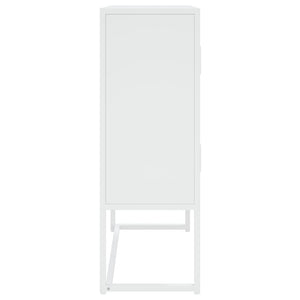 Weißes Highboard 80x100 cm Stahlschrank