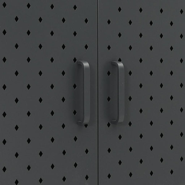 vidaXL Highboard Anthracite 80x35x100 cm Steel