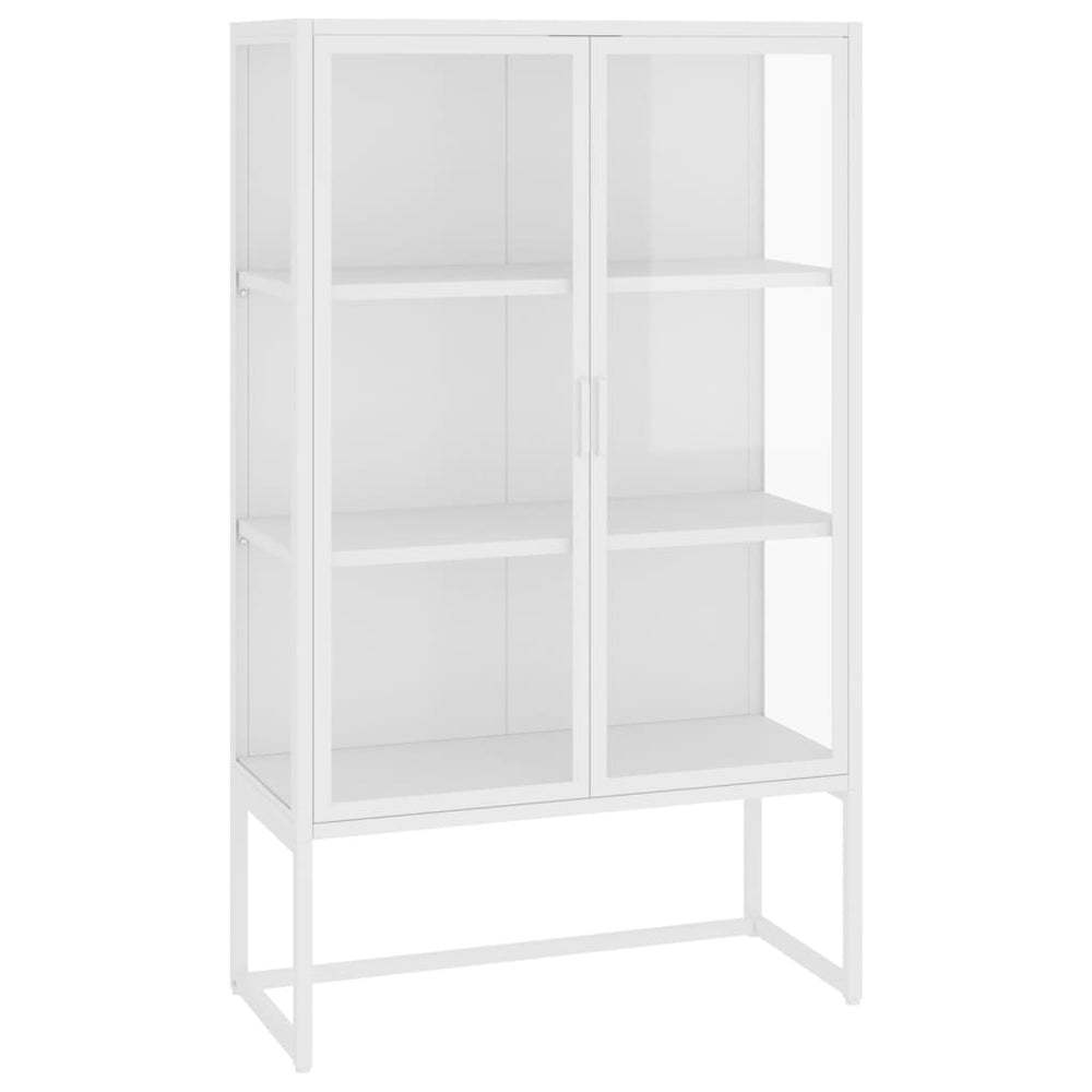 Highboard Weiß 80x35x135 cm
