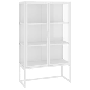 Highboard Weiß 80x35x135 cm