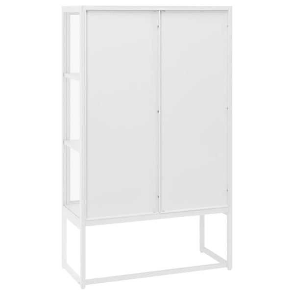 Highboard Weiß 80x35x135 cm