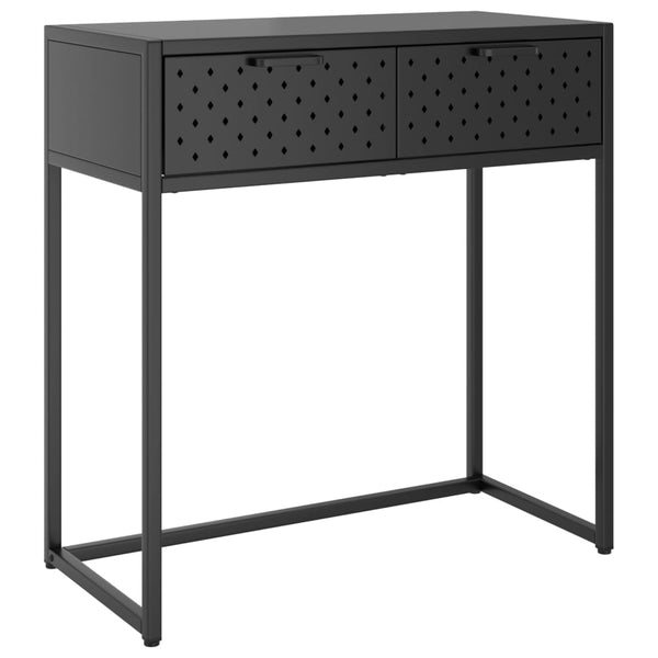Anthrazit Konsolentisch Stahl 72x35x75 cm