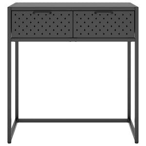 Anthrazit Konsolentisch Stahl 72x35x75 cm