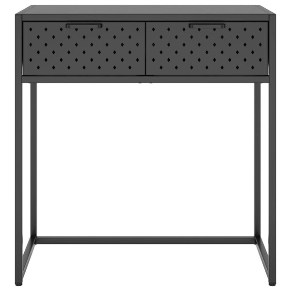 Anthrazit Konsolentisch Stahl 72x35x75 cm