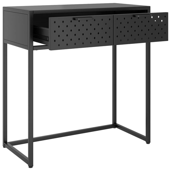 Anthrazit Konsolentisch Stahl 72x35x75 cm