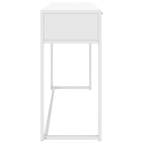 Weißer Konsolentisch 106 cm aus Stahl