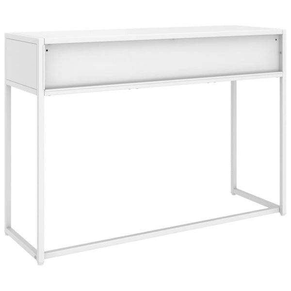 Weißer Konsolentisch 106 cm aus Stahl