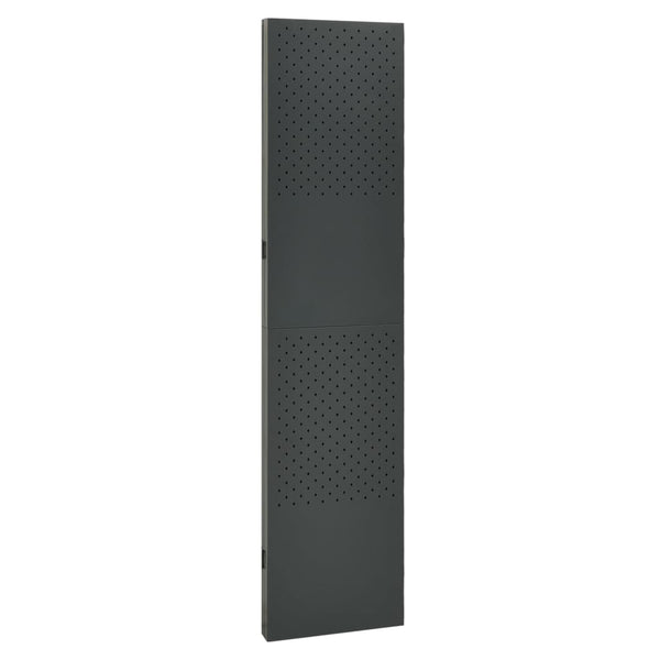 vidaXL Séparateur de pièce à 3 panneaux Anthracite 120x180 cm Acier