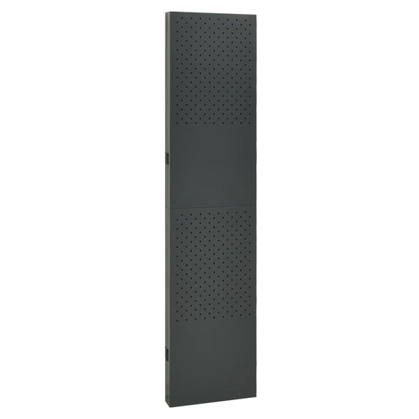 vidaXL Paravent à 4 panneaux anthracite 160x180 cm acier