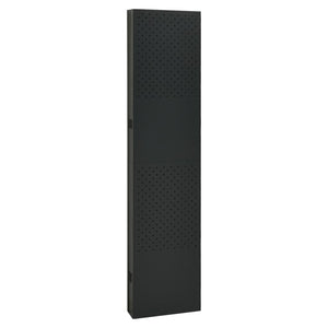 Schwarzer Raumteiler 240x180 cm Stahl