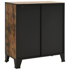 Rustikaler Aufbewahrungsschrank Braun 72x82 cm