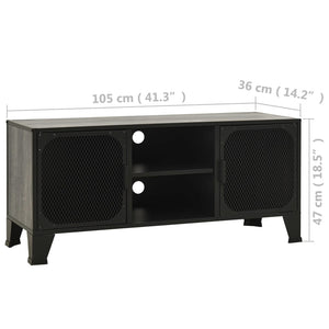 Grauer TV-Schrank 105 cm