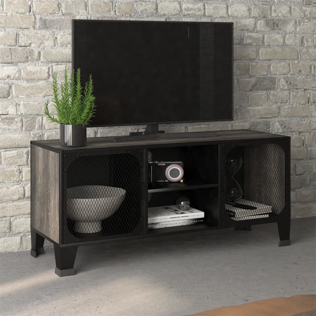 Grauer TV-Schrank 105 cm