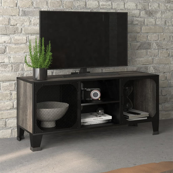 Grauer TV-Schrank 105 cm