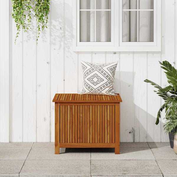 Garten-Aufbewahrungsbox 75x75x58 cm Massivholz Akazie