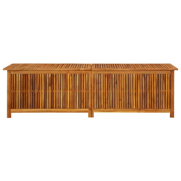 Garten-Aufbewahrungsbox 200x50x58 cm Massivholz Akazie