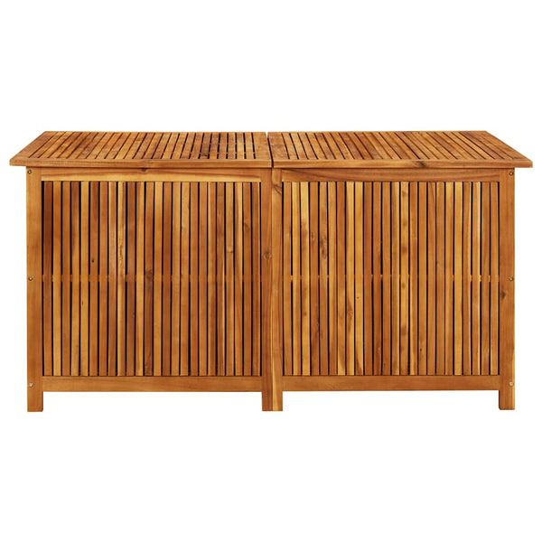 Garten-Aufbewahrungsbox 150x80x75 cm Massivholz Akazie