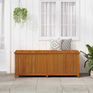 Garten-Aufbewahrungsbox 200x80x75 cm Massivholz Akazie