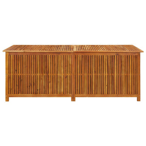Garten-Aufbewahrungsbox 200x80x75 cm Massivholz Akazie