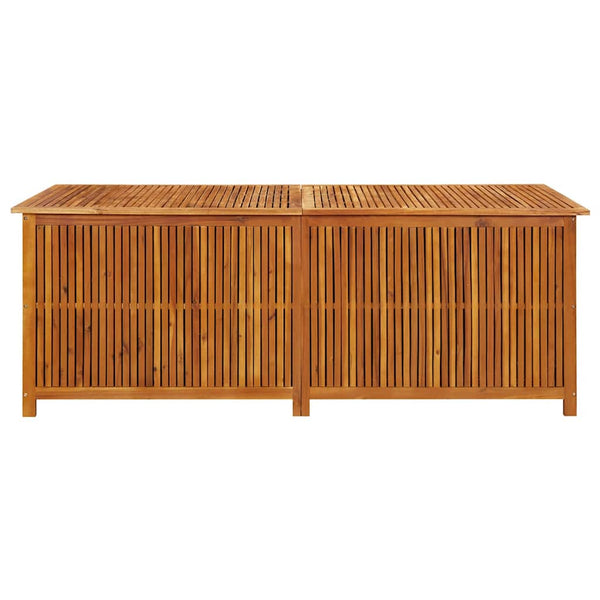 Garten-Aufbewahrungsbox 200x80x75 cm Massivholz Akazie