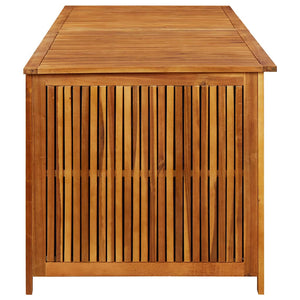 Garten-Aufbewahrungsbox 200x80x75 cm Massivholz Akazie