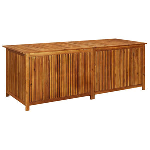 Garten-Aufbewahrungsbox 200x80x75 cm Massivholz Akazie