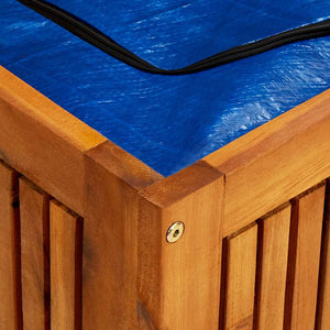 Garten-Aufbewahrungsbox 200x80x75 cm Massivholz Akazie