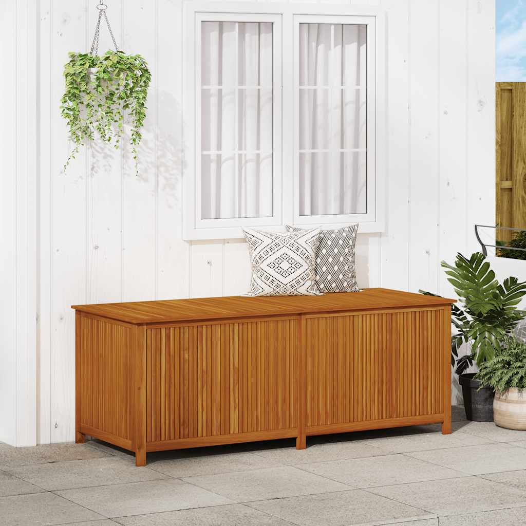 Garten-Aufbewahrungsbox 200x80x75 cm Massivholz Akazie