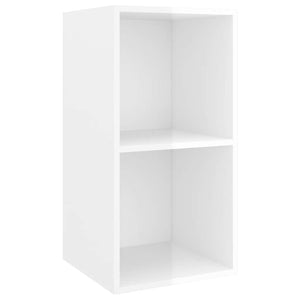5-tlg. TV-Schrank-Set Hochglanz-Weiß Holzwerkstoff